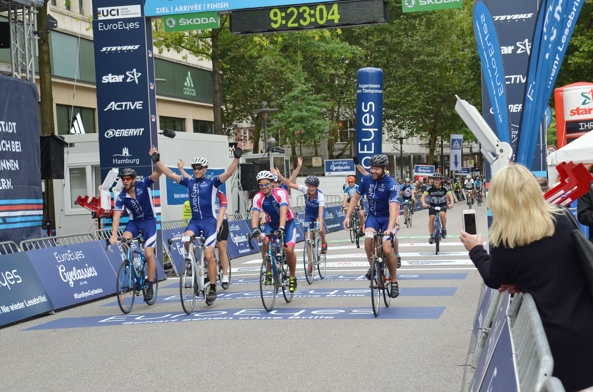 Erfolgreiche Einfahrt nach der 60 km Strecke
